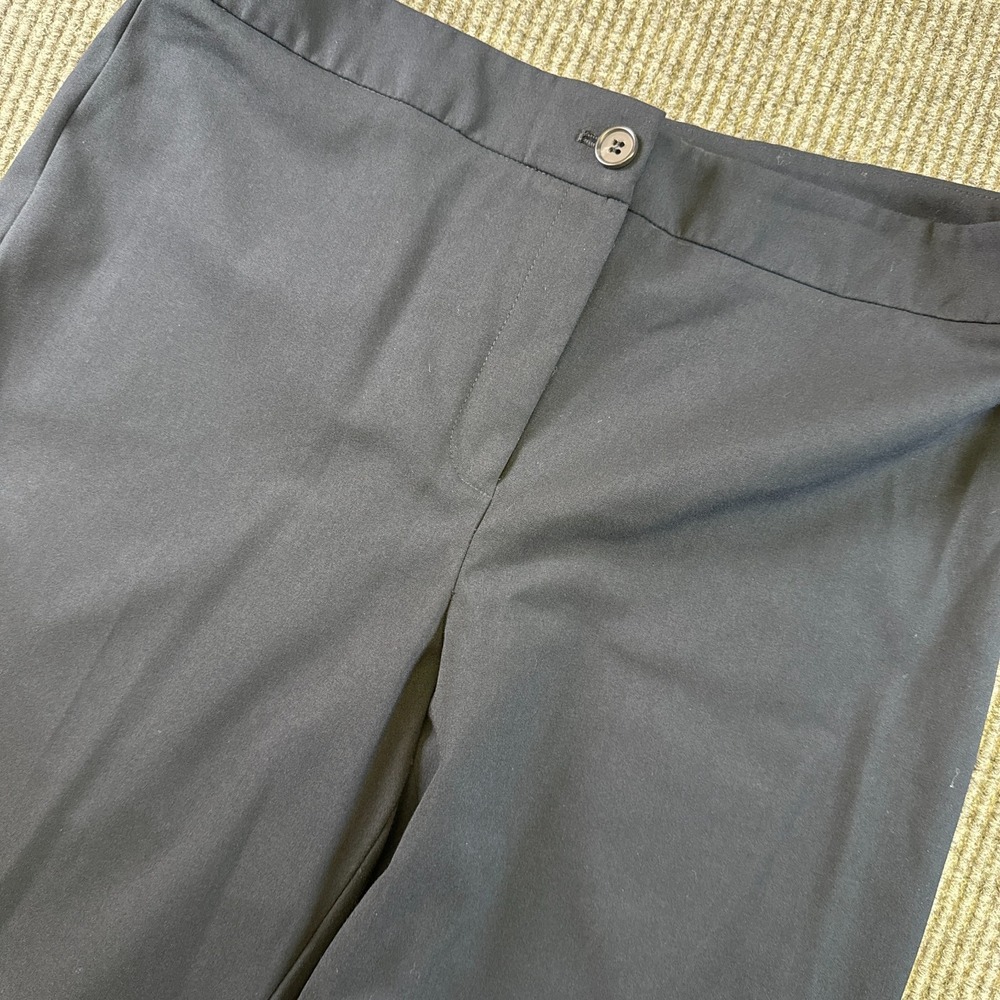 Jones New York Womens Dress Pants Size 10 Black Stretch Straight Leg Office